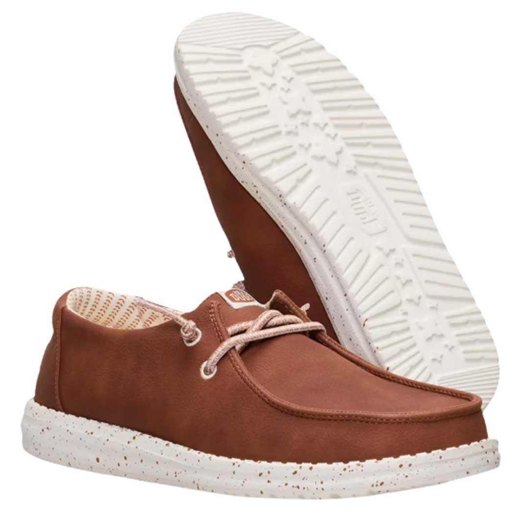 Hey Dude Women's Wendy Classic Shoe -Rust/Argan Oil - Image 3