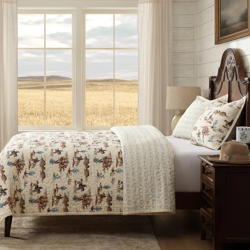 Hi End Accents Desert Trail Reversible Quilt Set- Sandstone - Image 3