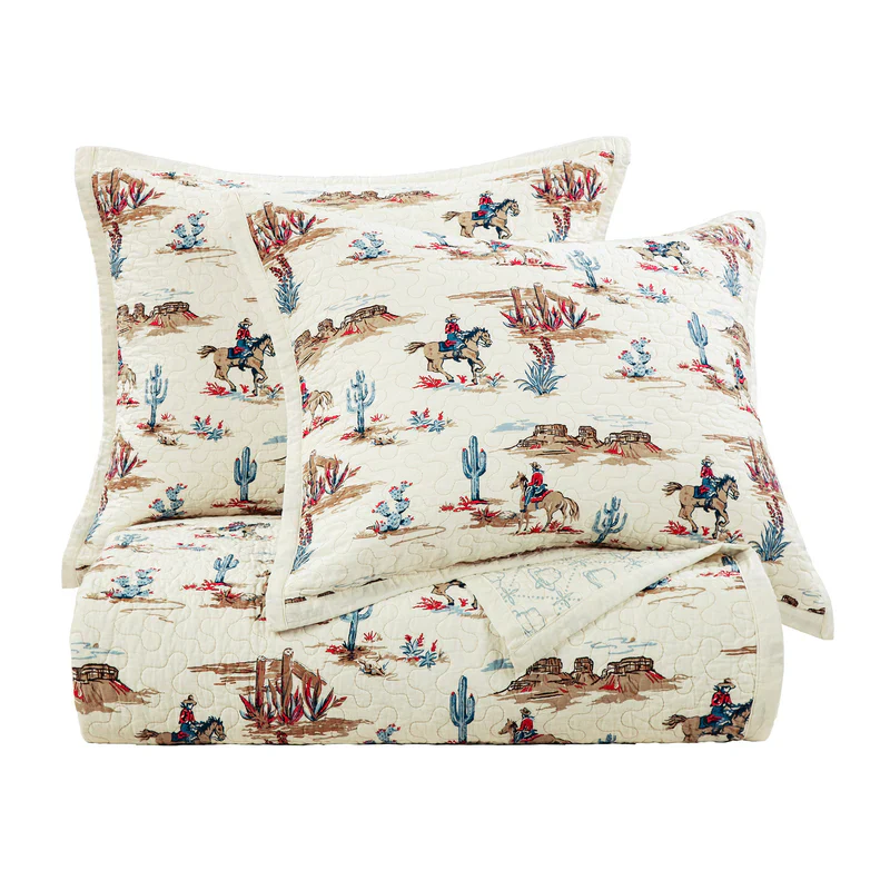 Hi End Accents Desert Trail Reversible Quilt Set- Sandstone - Image 4