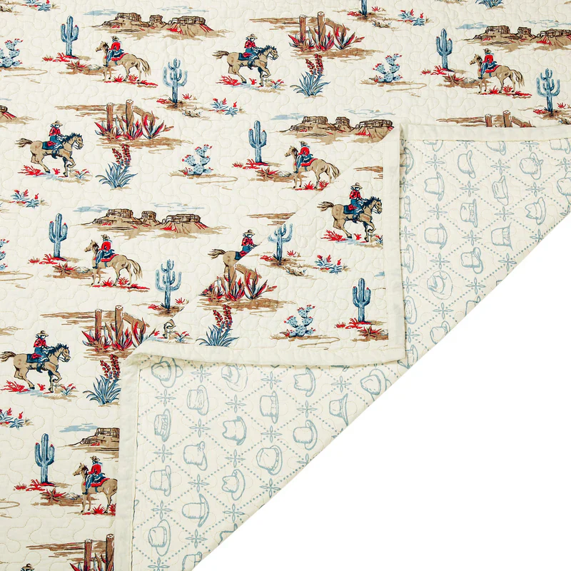 Hi End Accents Desert Trail Reversible Quilt Set- Sandstone - Image 5