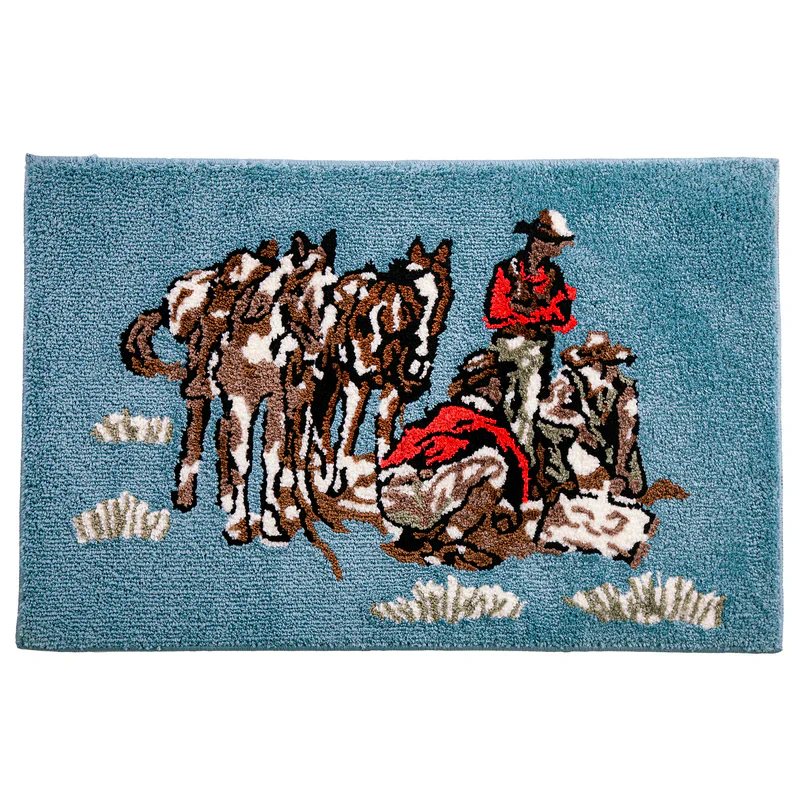 HiEnd Accents Settler Bath and Kitchen Rug- Multi