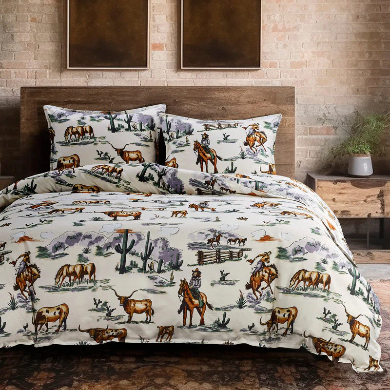 HiEnd Accents Ranch Life Reversible Comforter Set  - King - Image 2