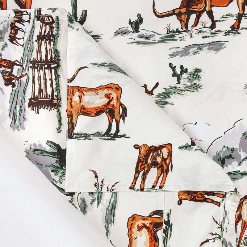 HiEnd Accents Ranch Life Reversible Comforter Set  - King - Image 6