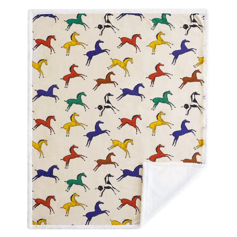HiEnd  Wild Horse Campfire Sherpa Throw - Image 3