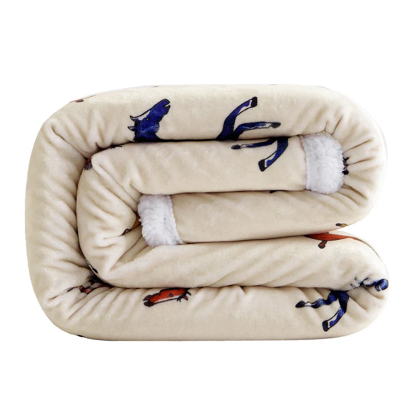 HiEnd  Wild Horse Campfire Sherpa Throw - Image 5