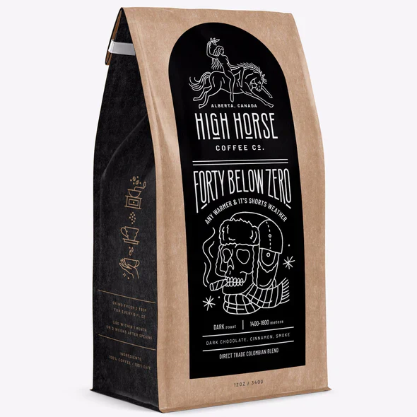 High Horse Coffee Company-Forty Below Zero -340G