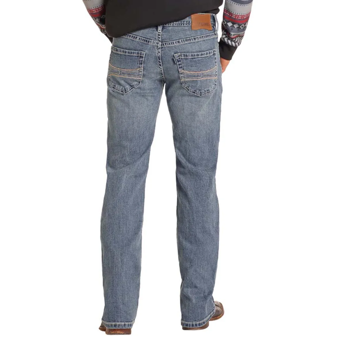 Hooey Men's Raised Denim Pistol - Medium Vintage - Image 3