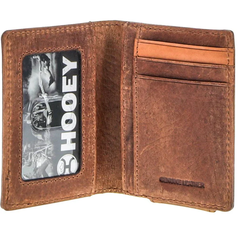 Hooey Men's Punchy Classic Bifold Money Clip Wallet - Brown/Tan - Image 2