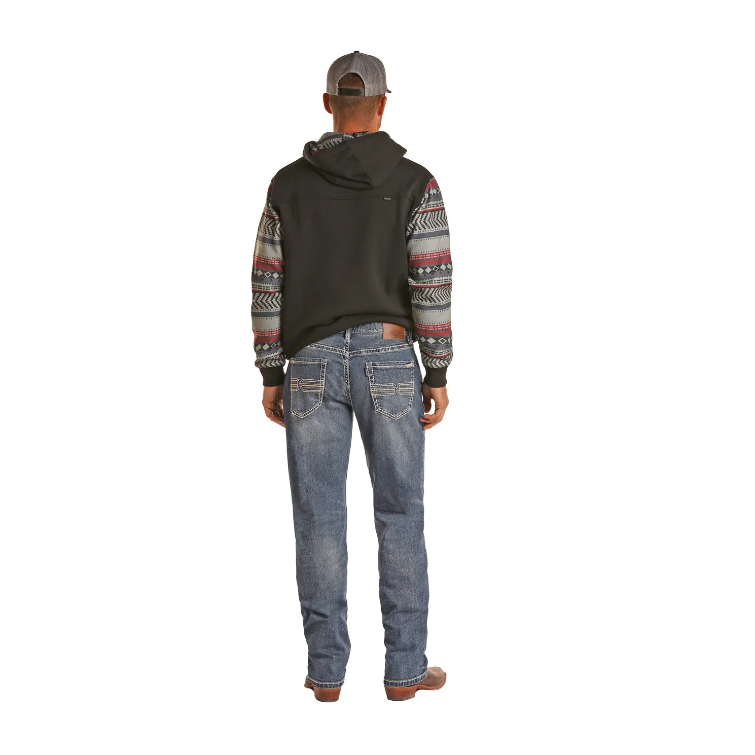 Hooey Men's Rope Stitched Stackable Jeans - Medium Wash - Image 2