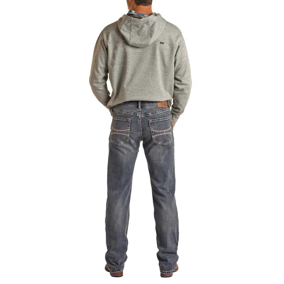 Hooey Men's Two Tone Stitch Revolver Jeans - Dark Wash - Image 2