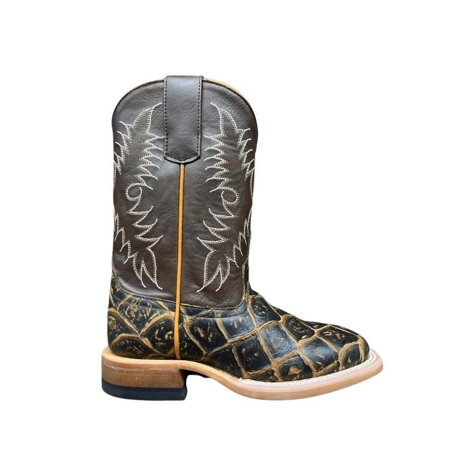 Horse Power Youth Western Boots Rusty Fillet Fo Fish