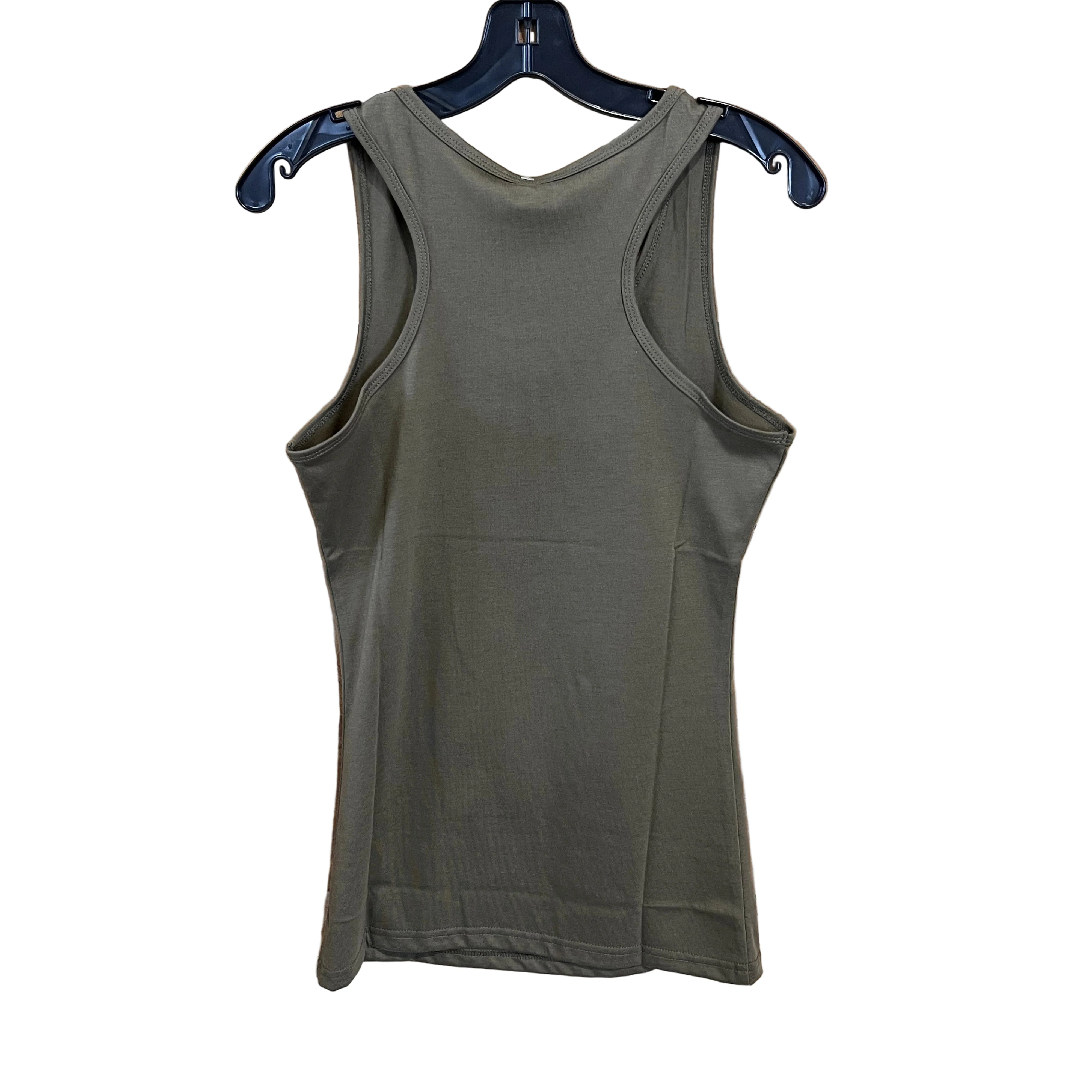 Hostile Western Women's Short Sleeve Tank-Brown - Image 2