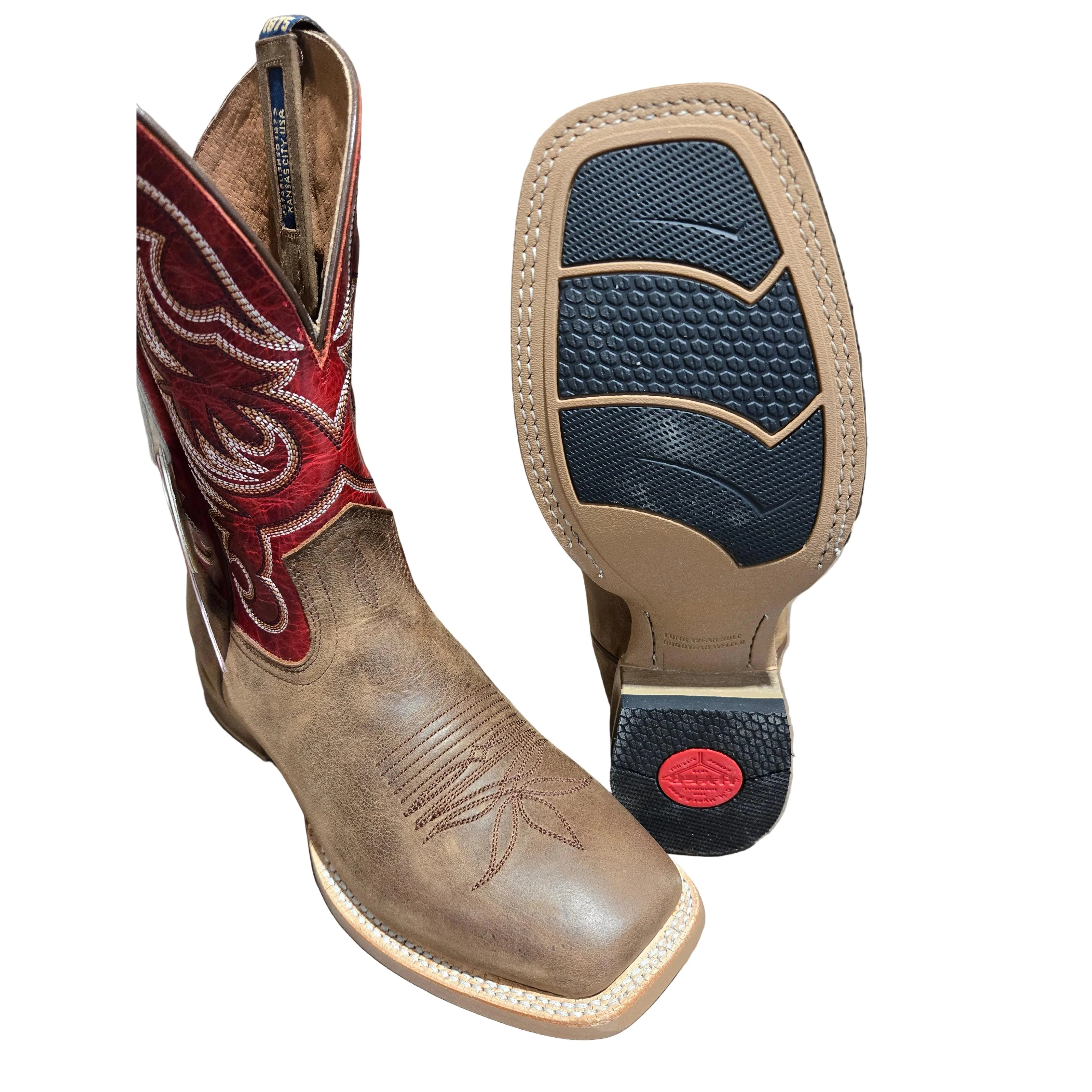 Hyer Men's Bucklin Western Boot - Tan - Image 2