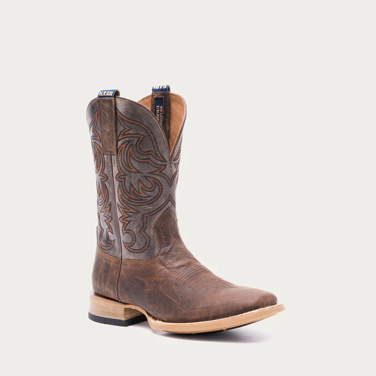 Hyer Men's Bucklin Western Boot- Tan/Grey - Image 2