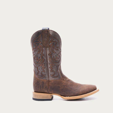 Hyer Men's Bucklin Western Boot- Tan/Grey - Image 3