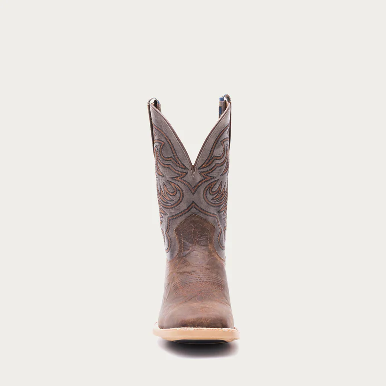Hyer Men's Bucklin Western Boot- Tan/Grey - Image 6