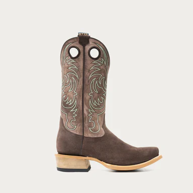 Hyer Men's Burrton Western Boots- Chocolate/ Taupe - Image 2