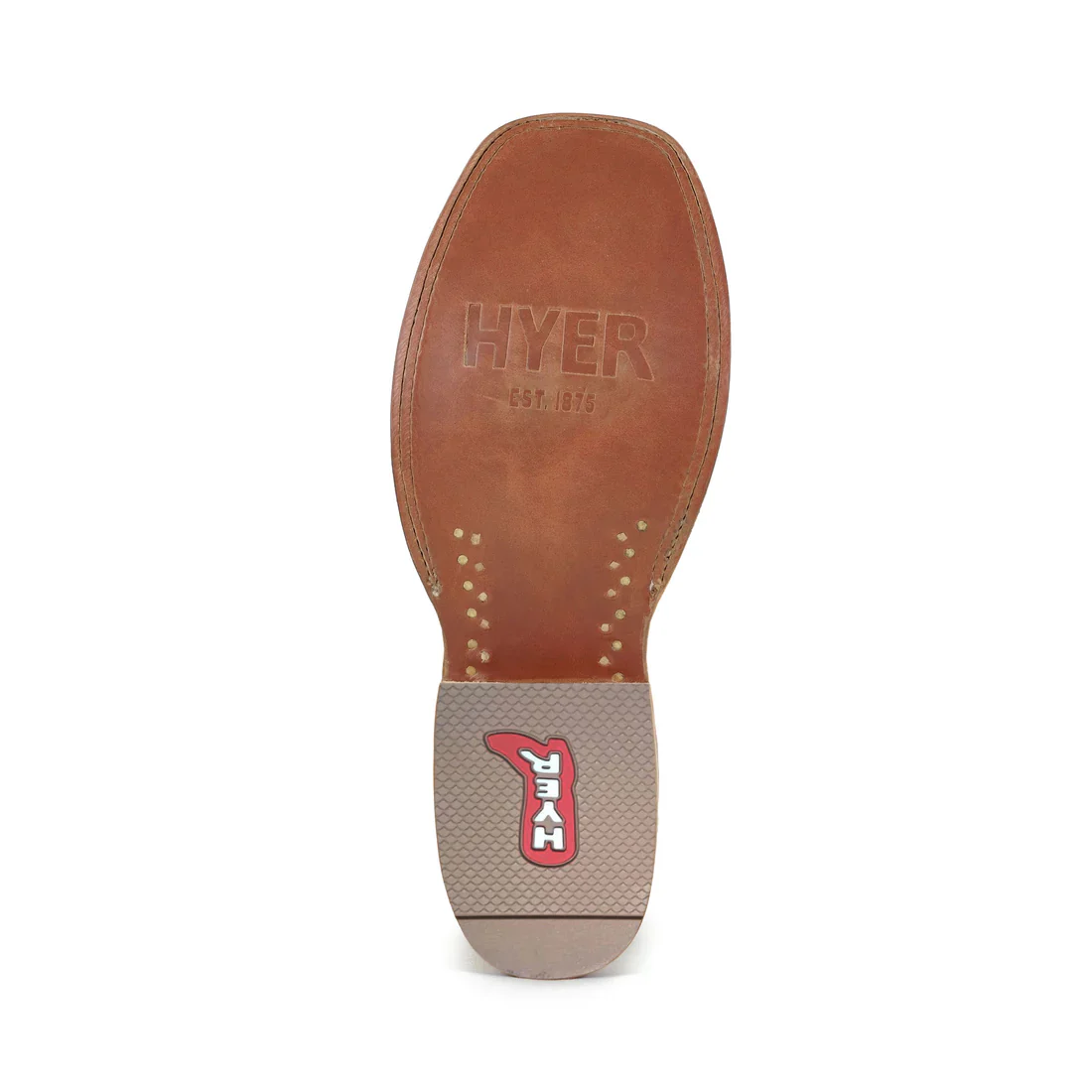 Hyer Men's Codell Western Boots - Chocolate Mule Cowhide - Image 3