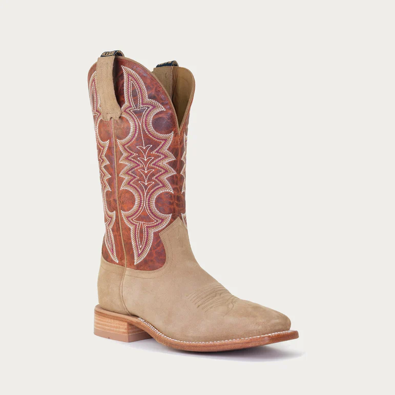 Hyer Men's HOLTON Western Boot-Tan/Orange