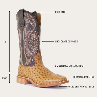 Hyer Men's LANGDON Western- TAN/BROWN - Image 4