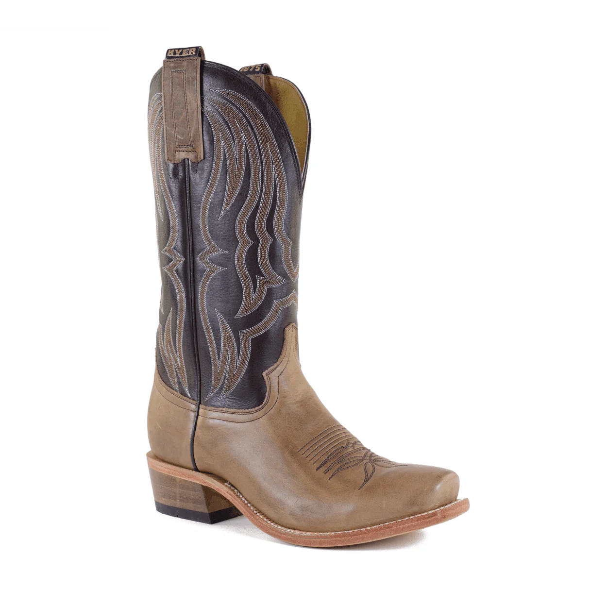 **HYER Men's Stafford Western Boot-Tan