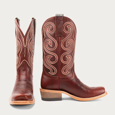 Hyer Women's Meriden Western Boots- Brown - Image 4