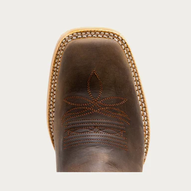 Hyer Women's Topeka Western Boot- Brown/White - Image 6