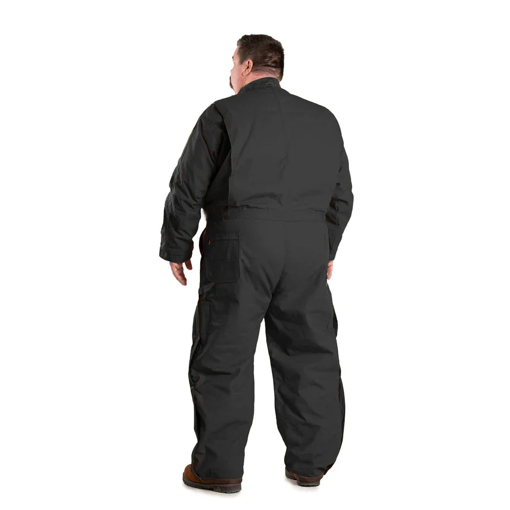 Berne Men's Heritage Duck Insulated Coverall - Black - Image 4