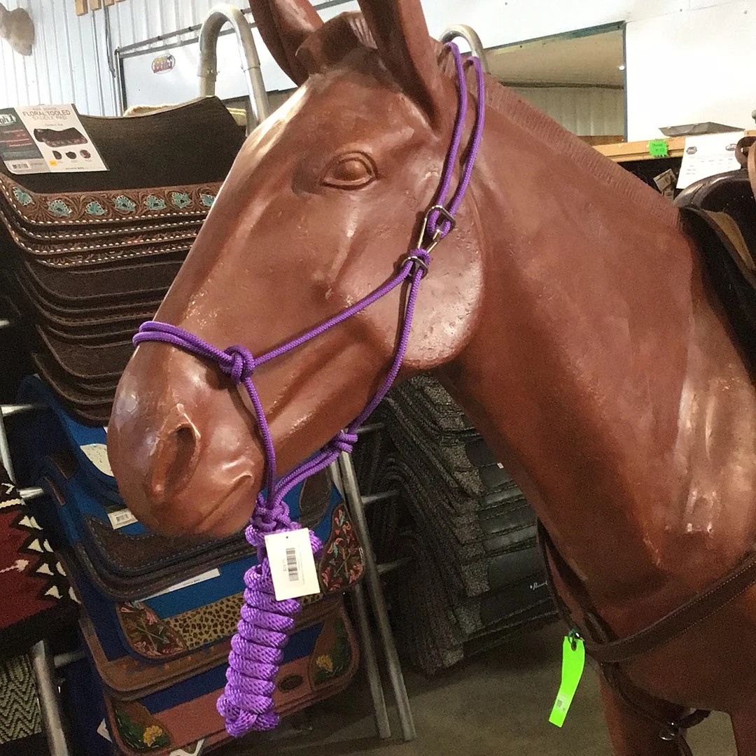 Irvine's Easy-On Horse Rope Halter - Image 3