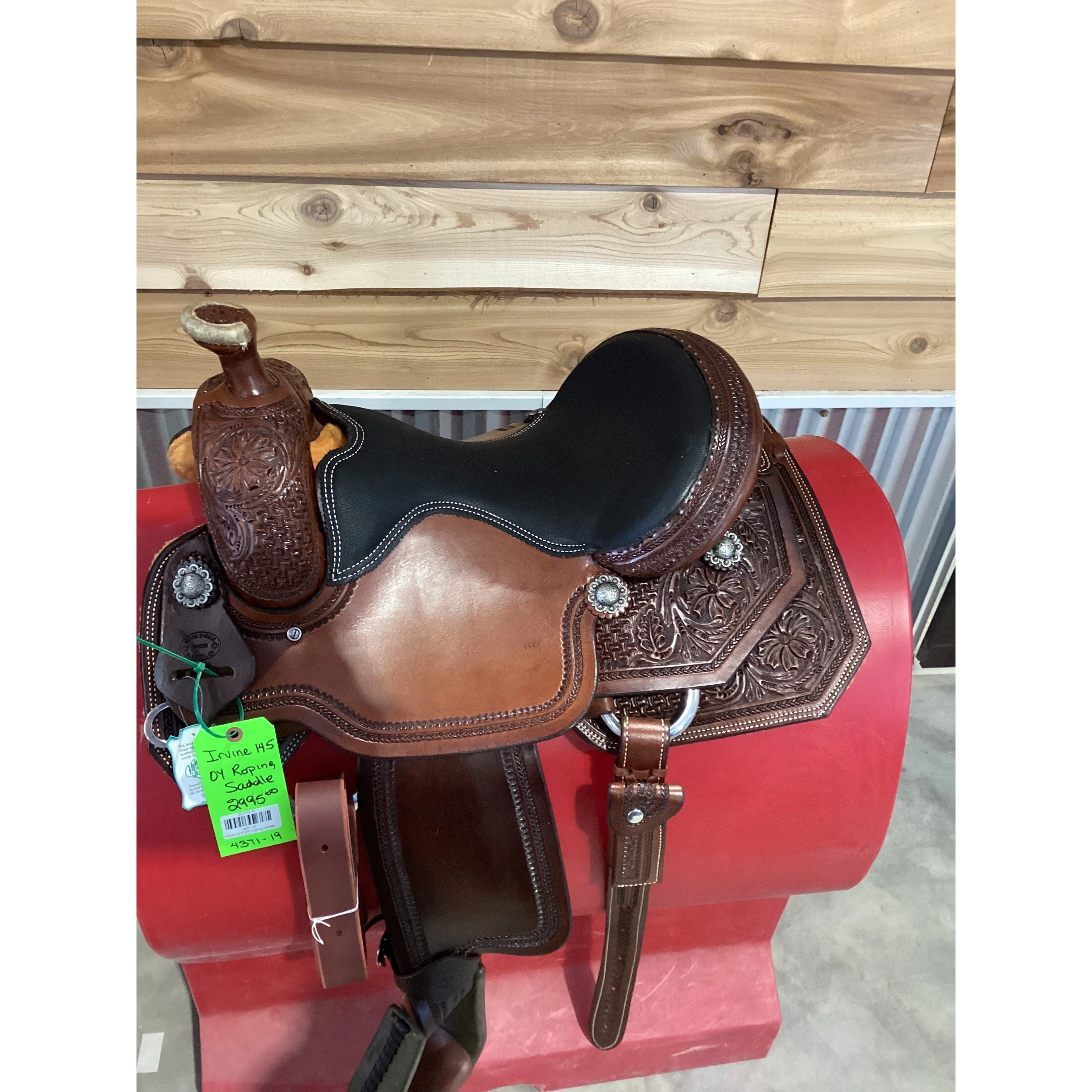 Irvine 14.5" OY Roping Saddle - Image 2