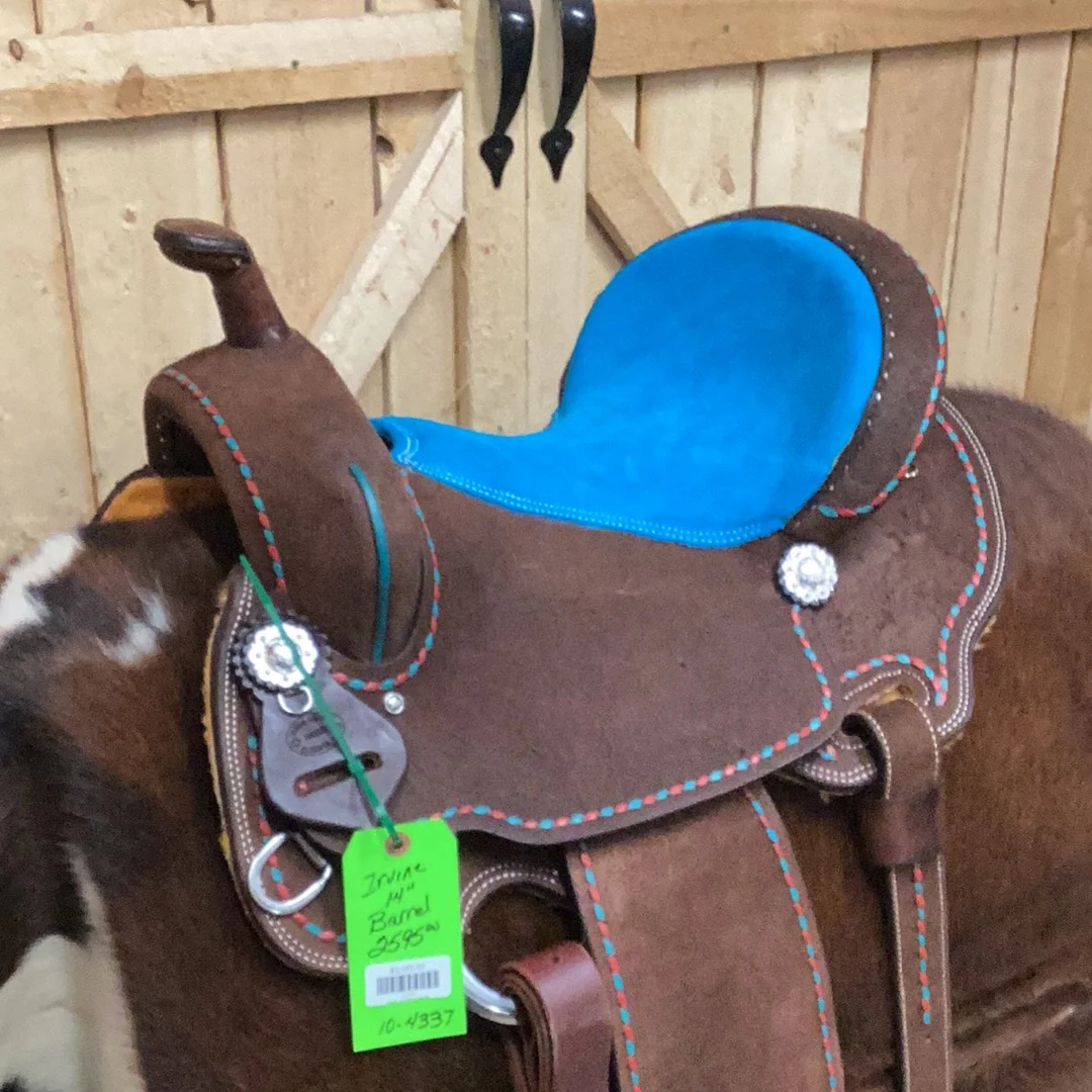 Irvine 14" Barrel Saddle - Image 2