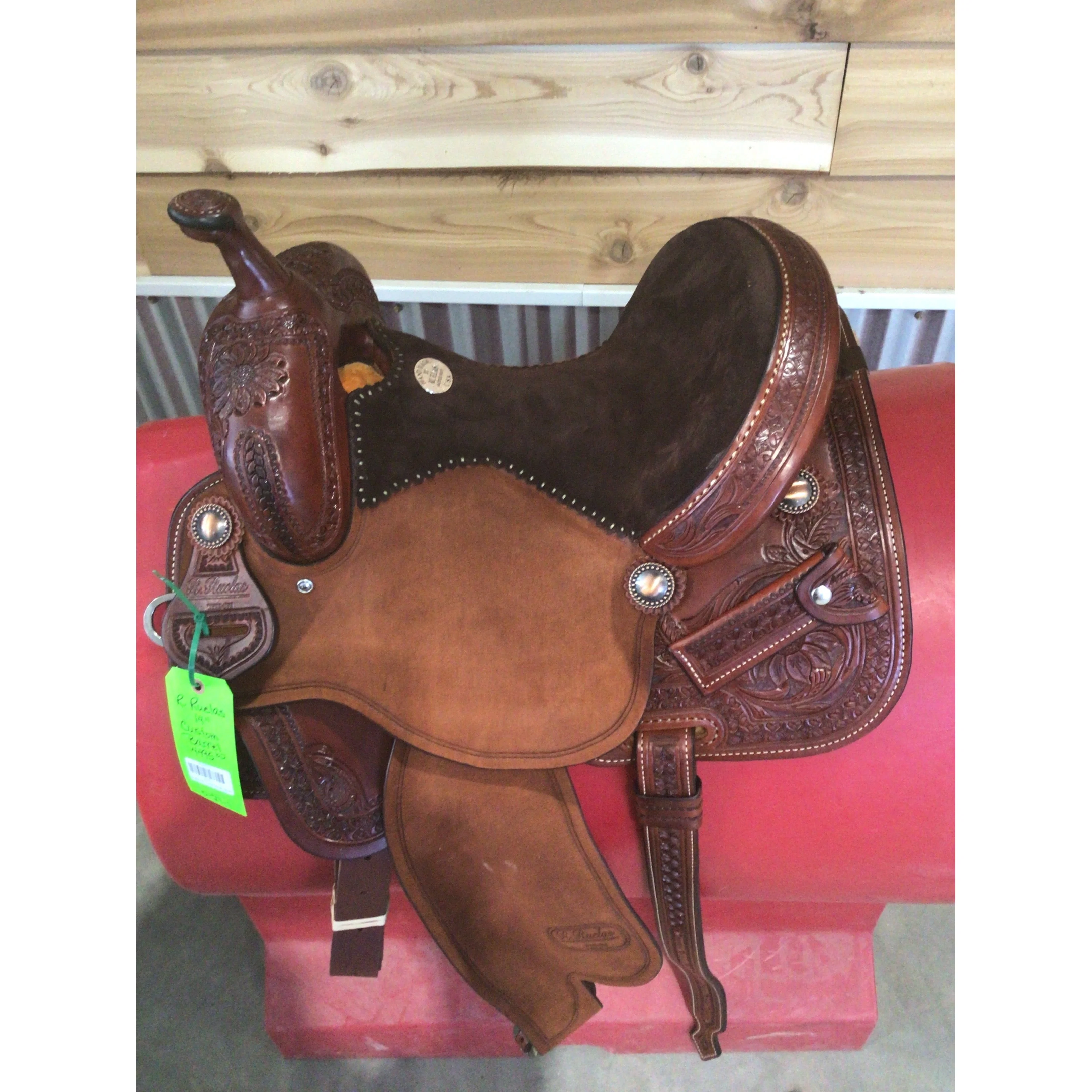 R. Ruelas 14" Custom Barrel Saddle - Image 2