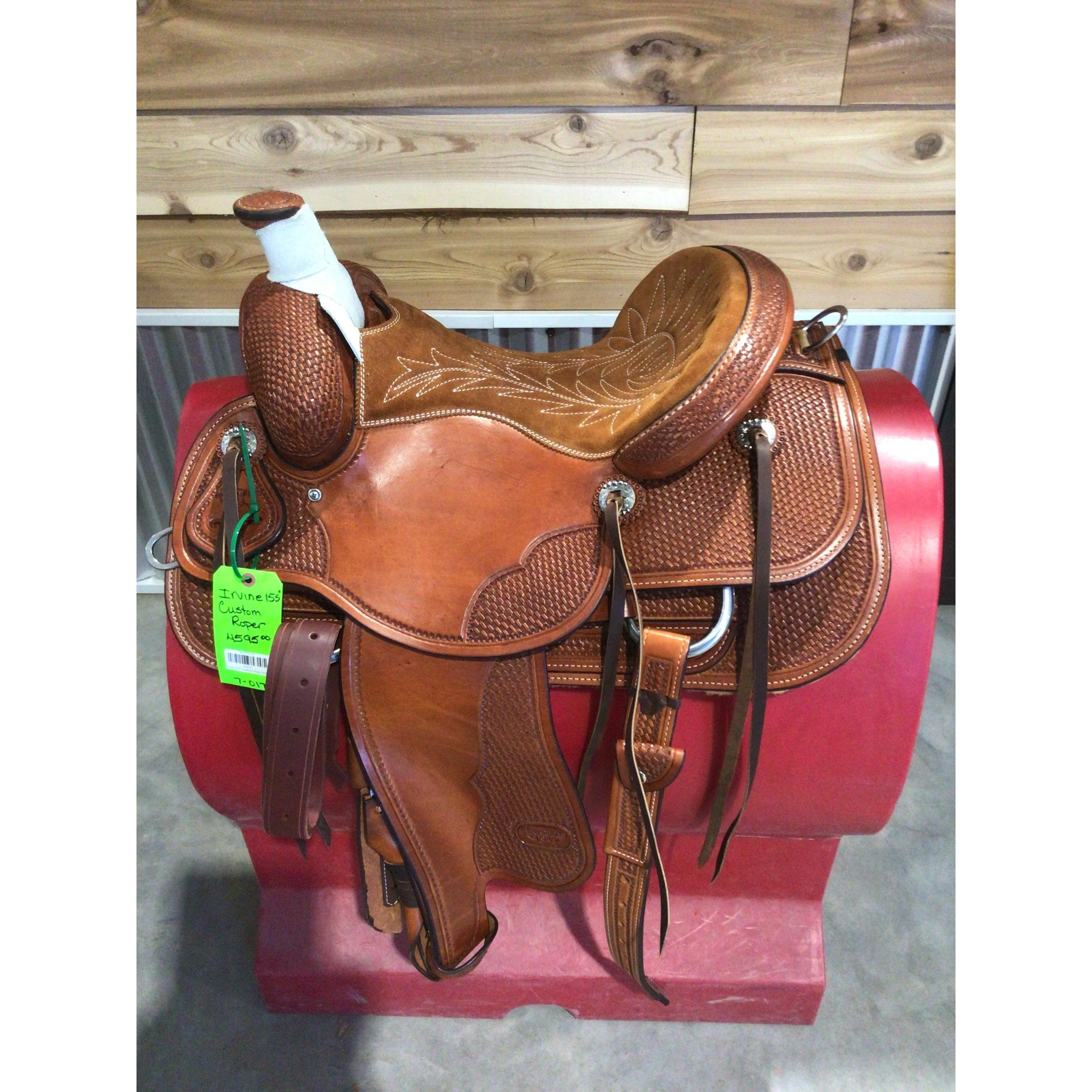 Irvine Custom 15.5" Roping Saddle - Image 2
