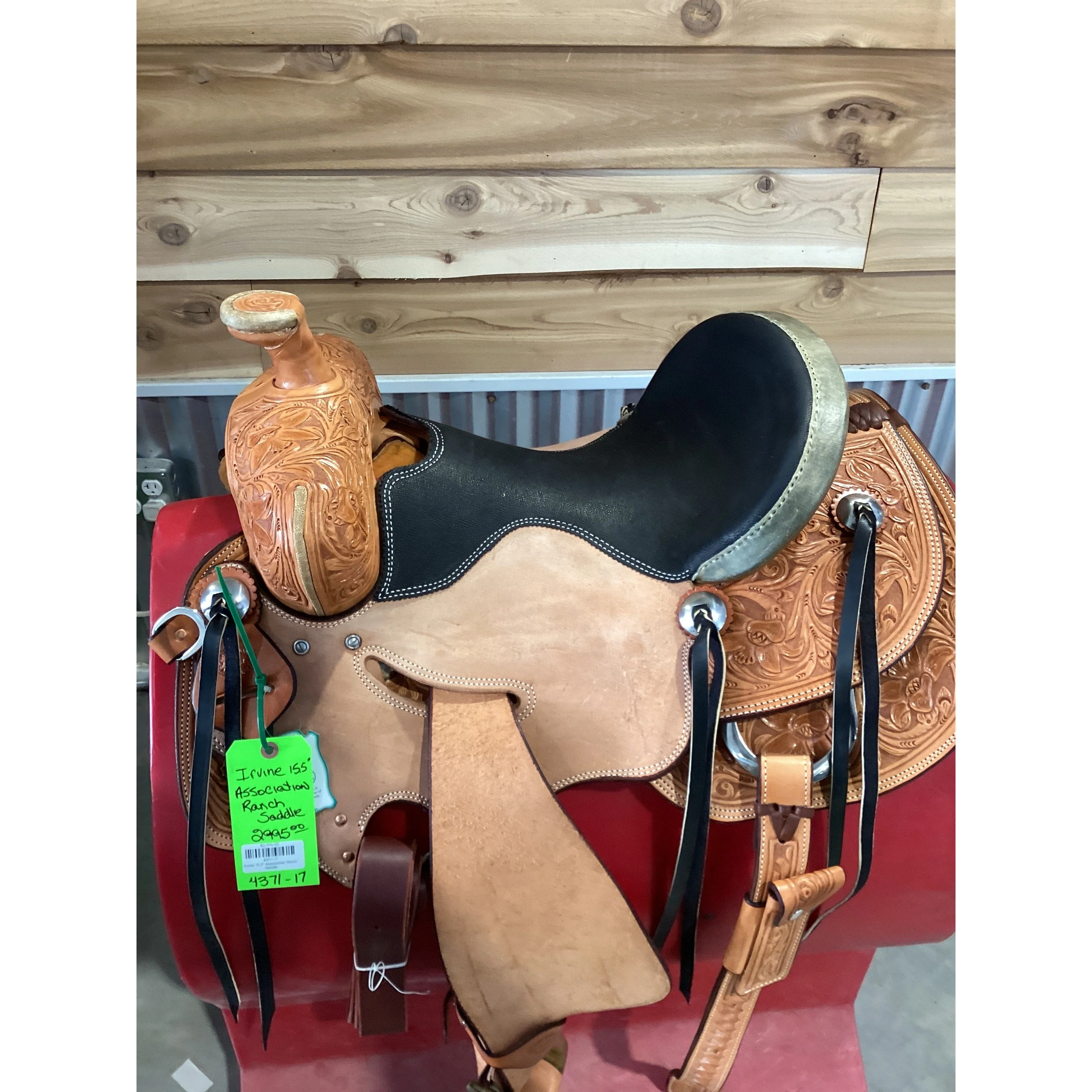 Irvine 15.5" Association Ranch Saddle - Image 2