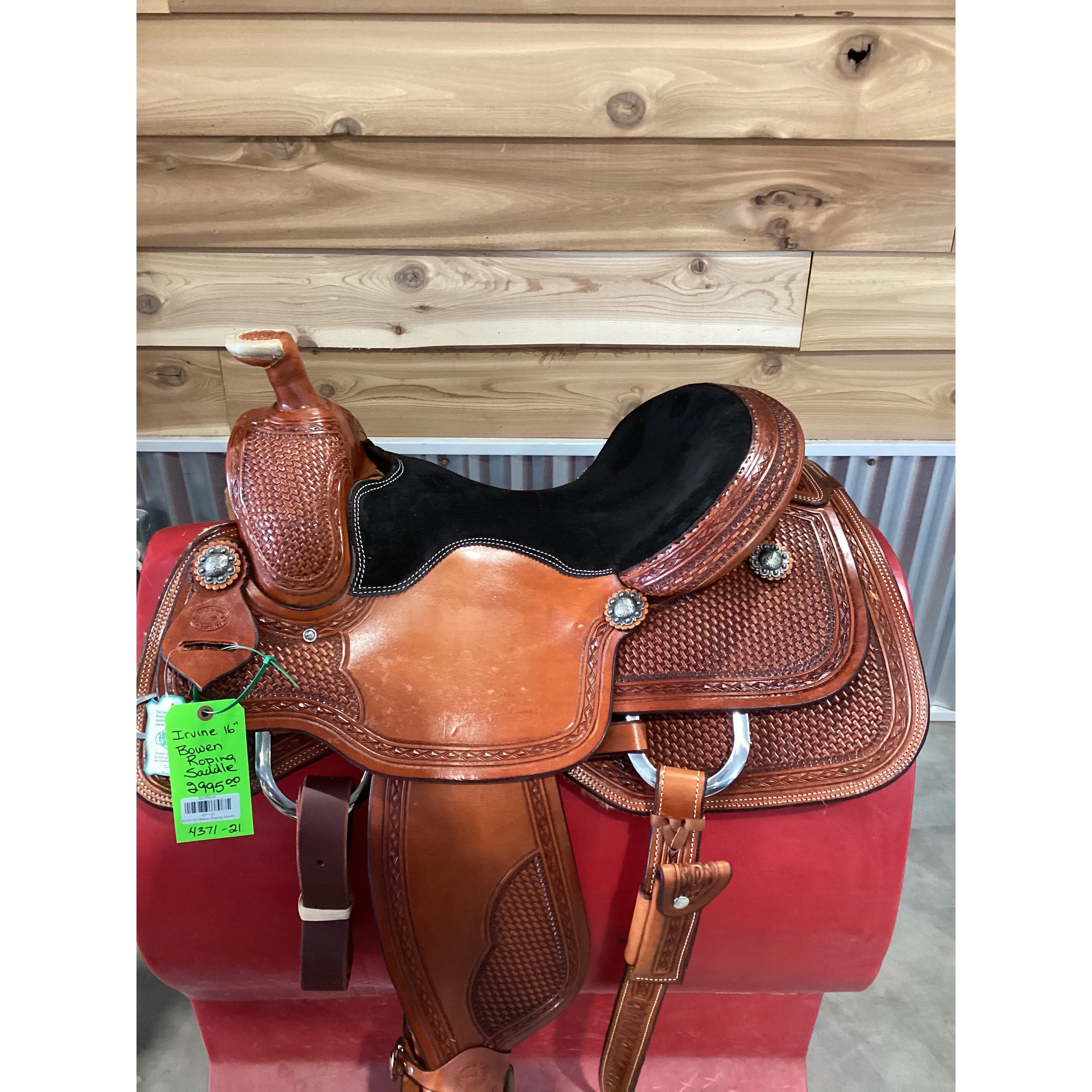Irvine 16" Bowen Roping Saddle - Image 2