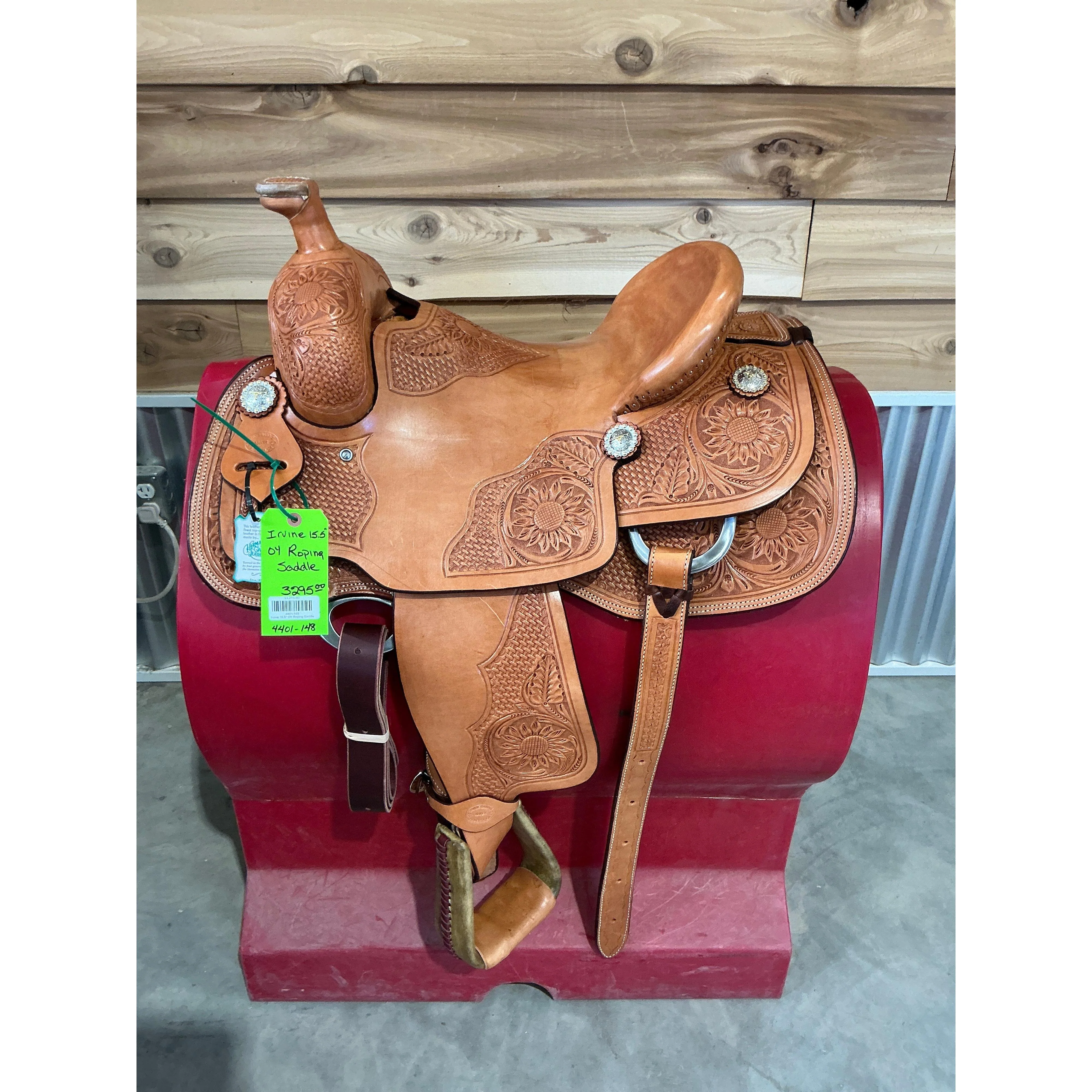 Irvine 15.5" OY Roping Saddle
