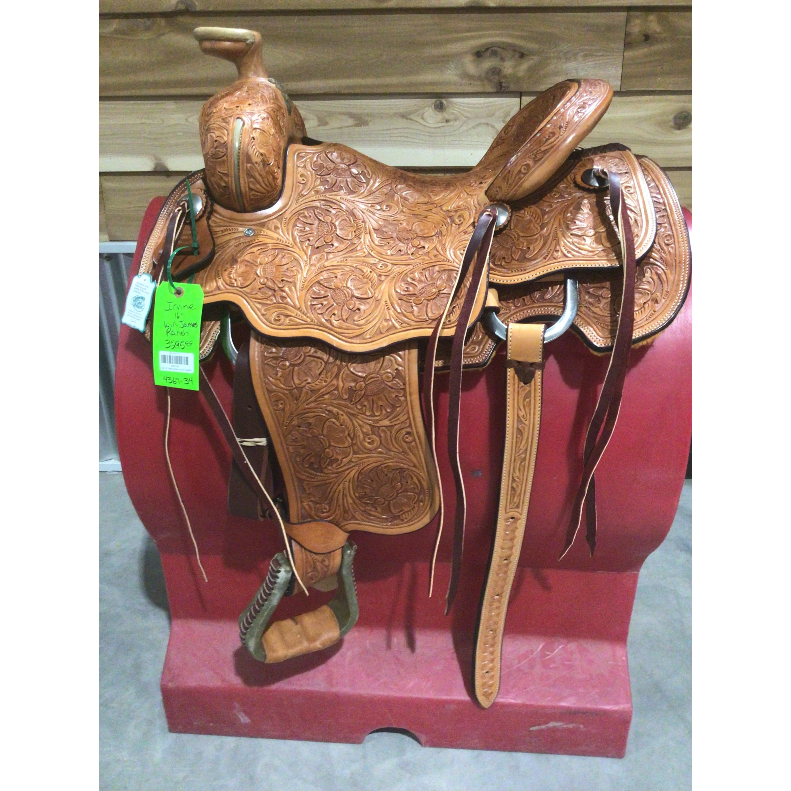 Irvine 16" Will James ranch Saddle