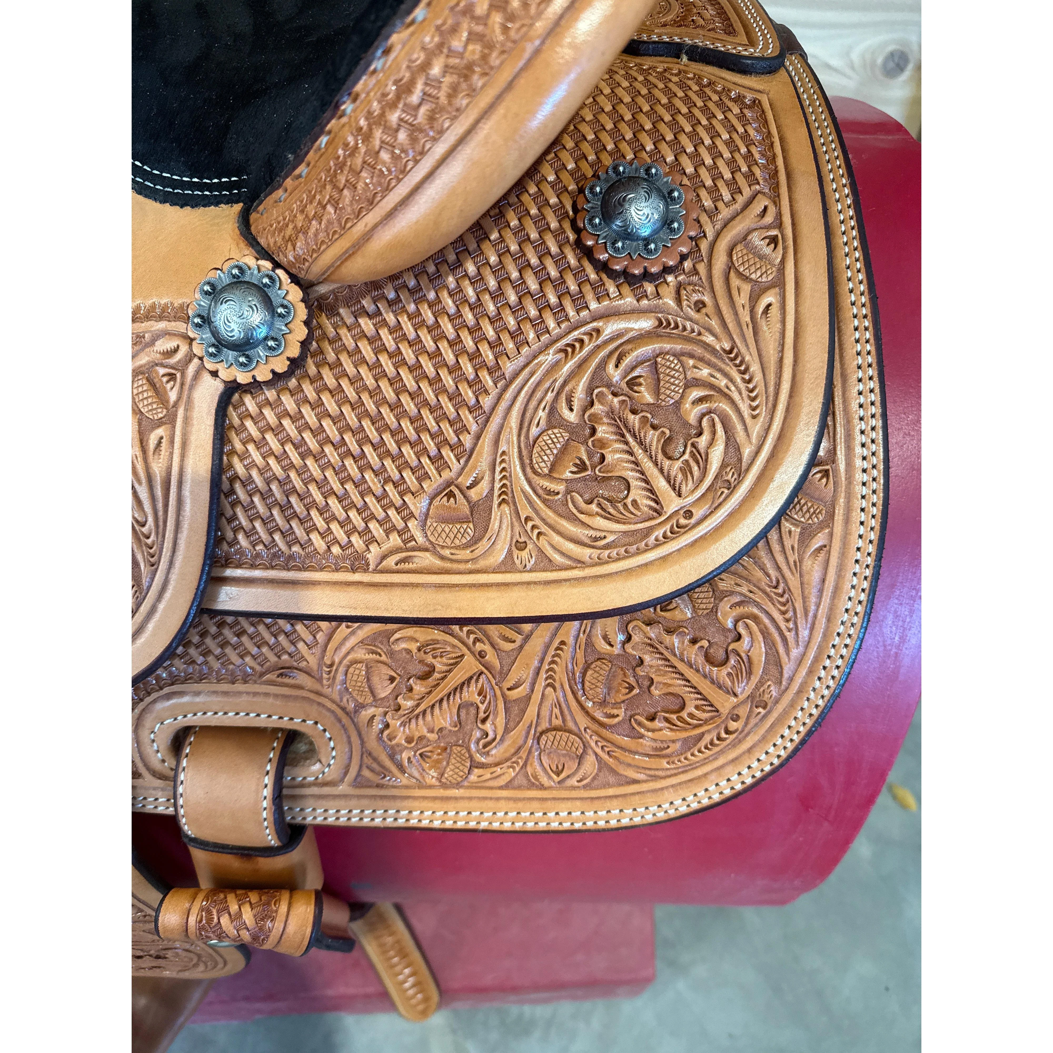 Irvine 16.5" OY Roper Saddle - Image 2