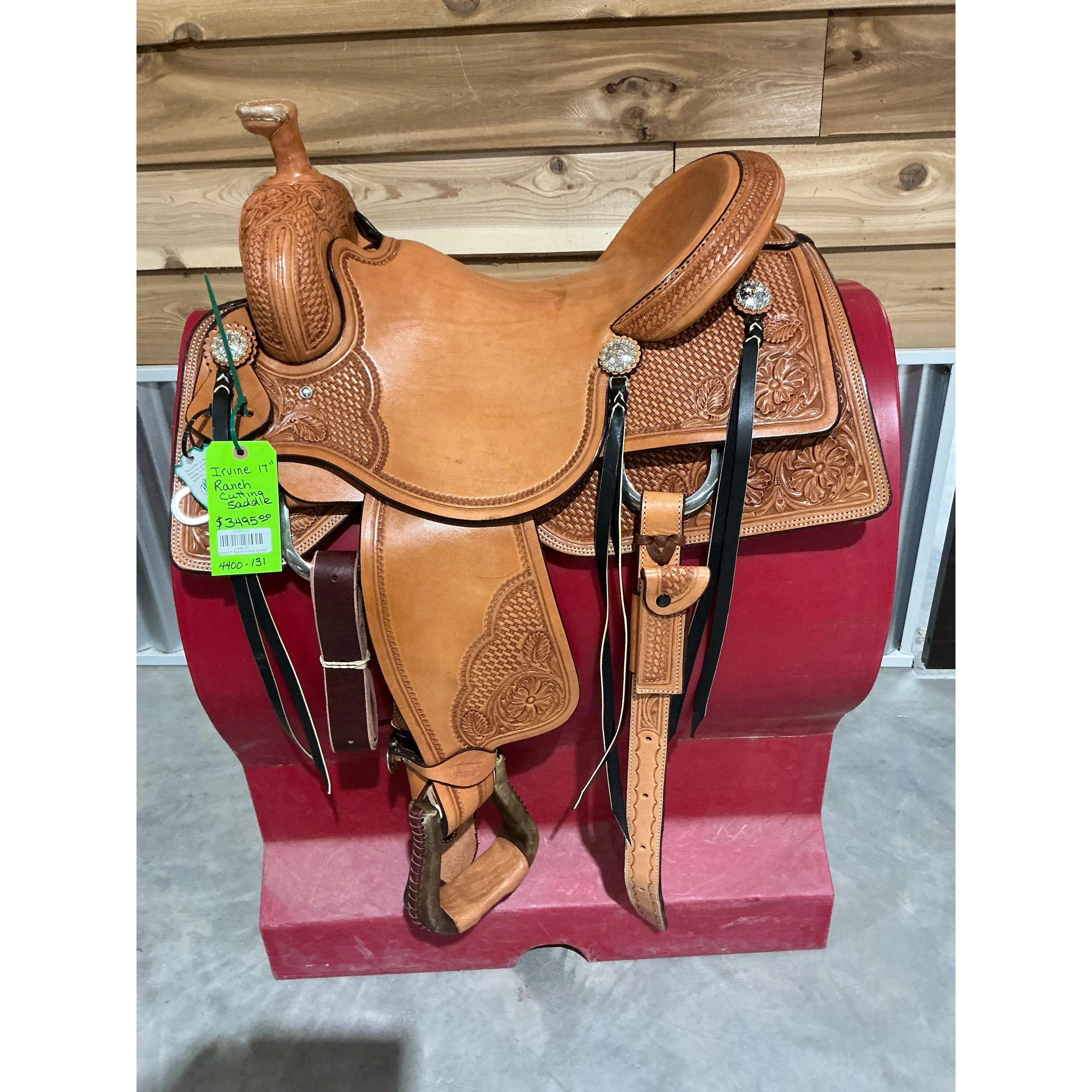 Irvine 17" Ranch Cutting Saddle
