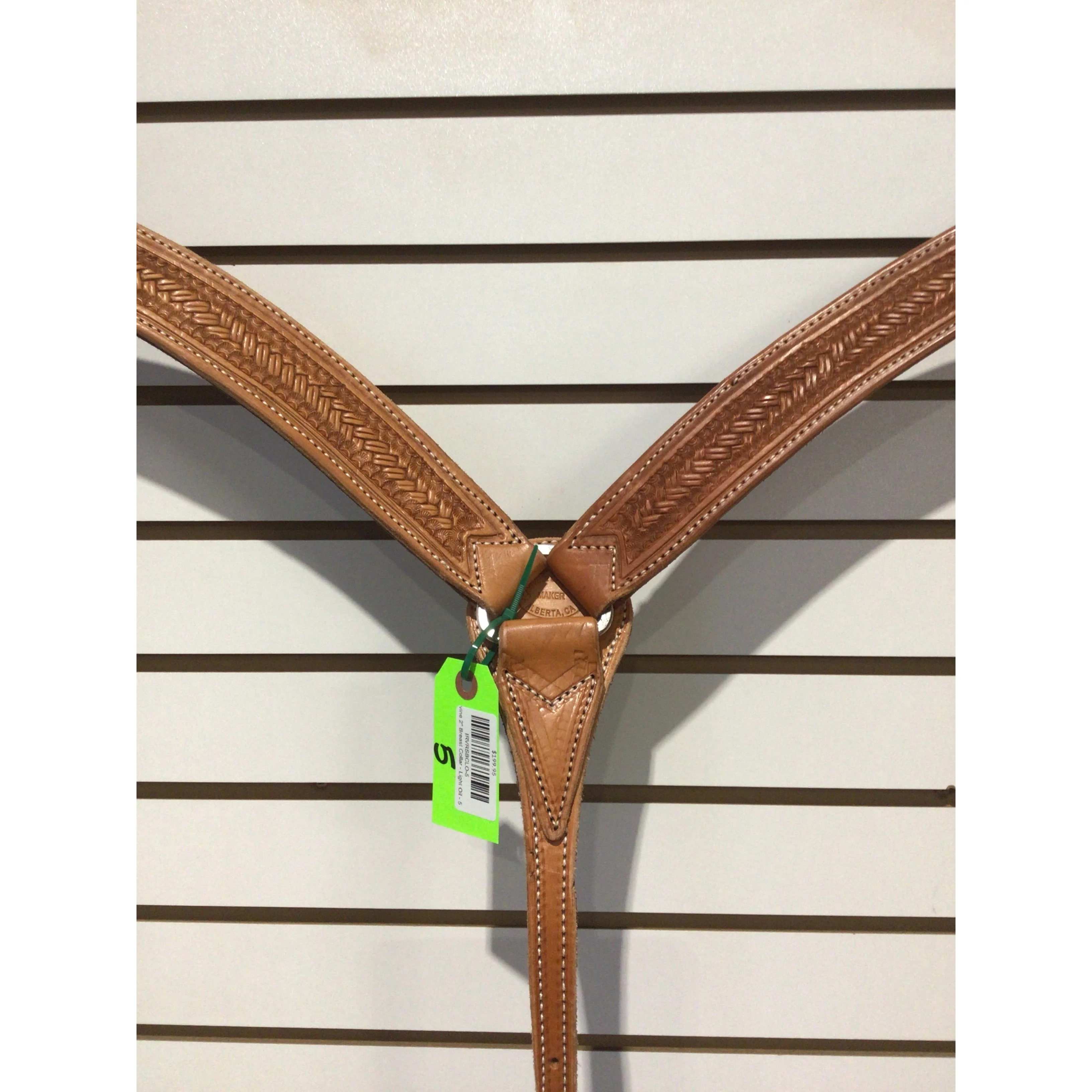 Irvine 2" Breast Collar - Light Oil - Image 4