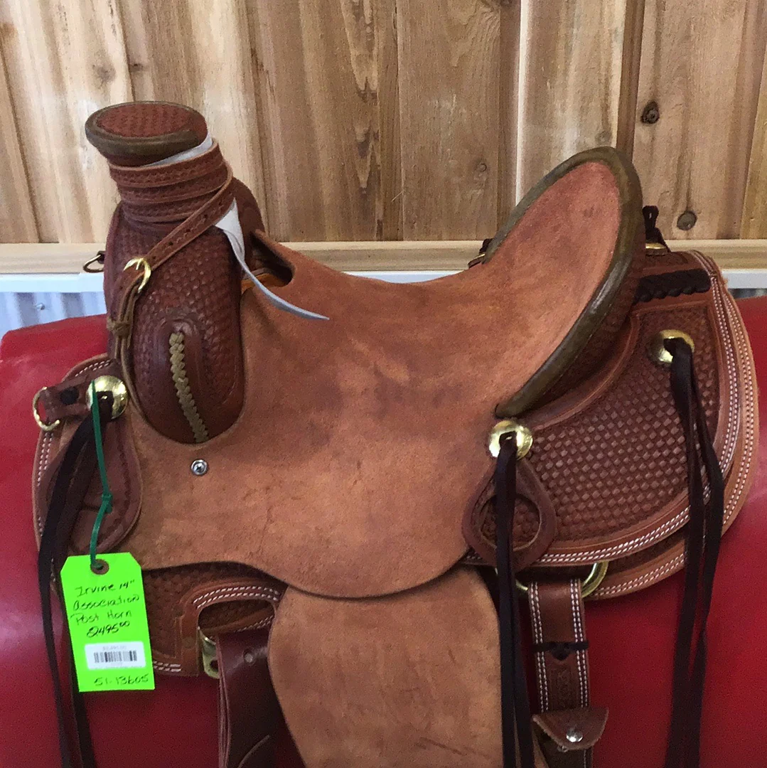 Irvine 14"   Association Saddle  - Post Horn - Image 2
