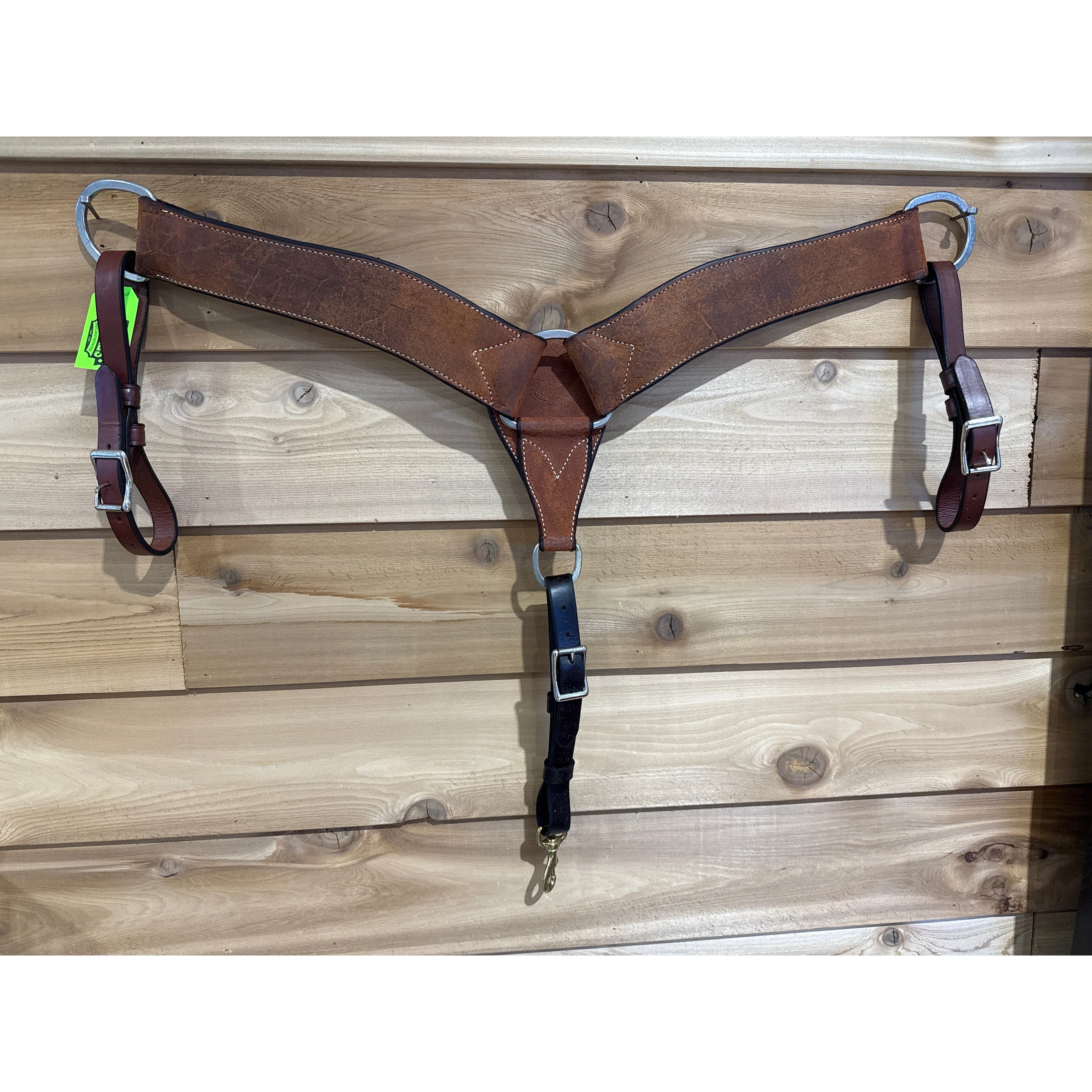Irvine Breast Collar 2 3/4" Rough Out Dark Oil