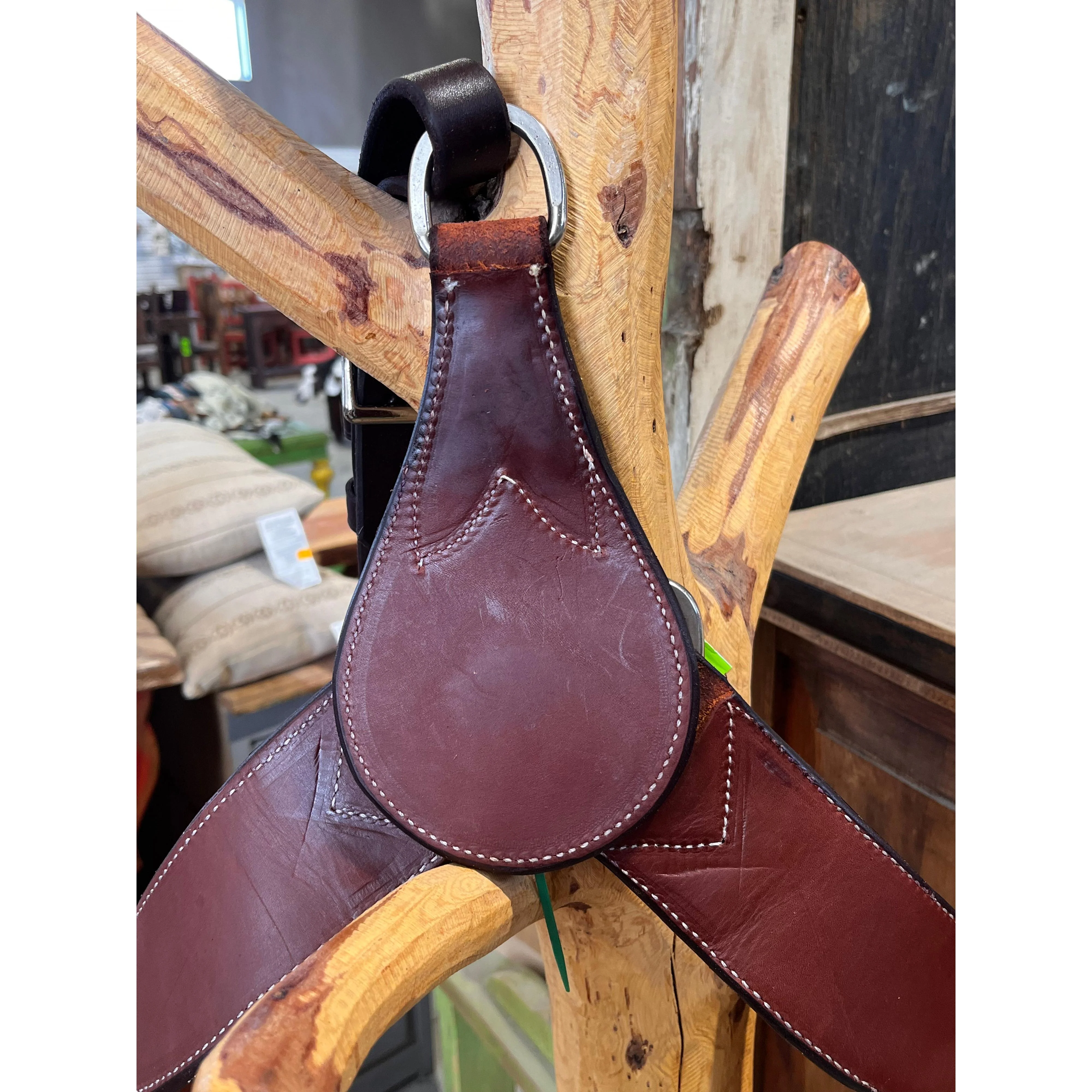Irvine Breast Collar 2 3/4" Rough Out Dark Oil - Image 3
