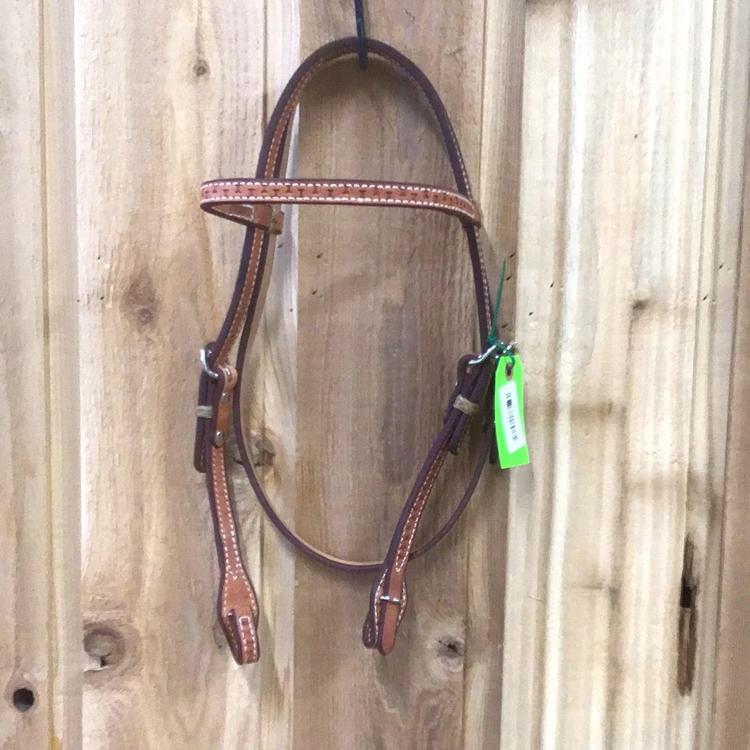 Irvine Browband Headstall Running W Stamp w/Quick Change