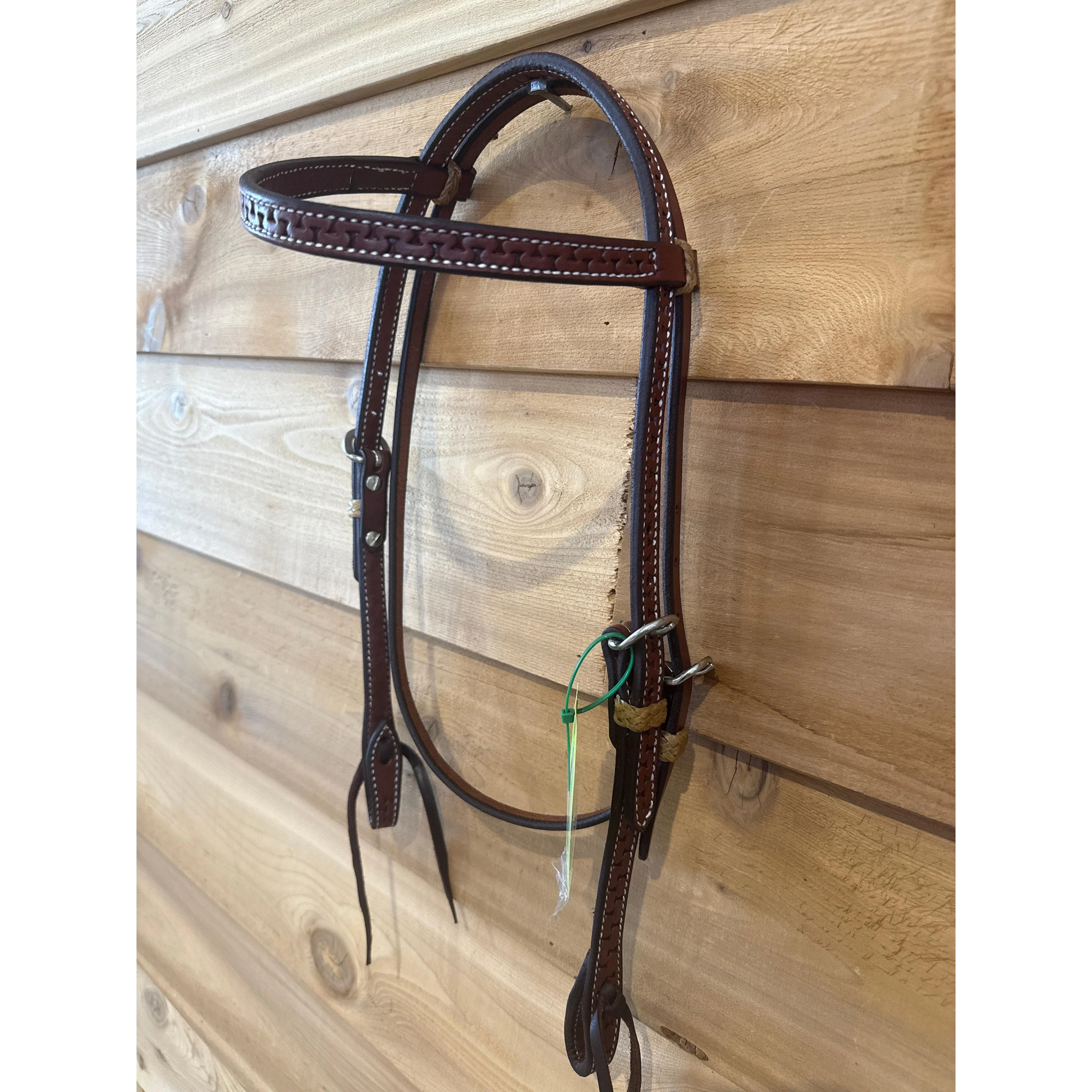 Irvine Browband Headstall Running W w/Tie Ends - Image 3