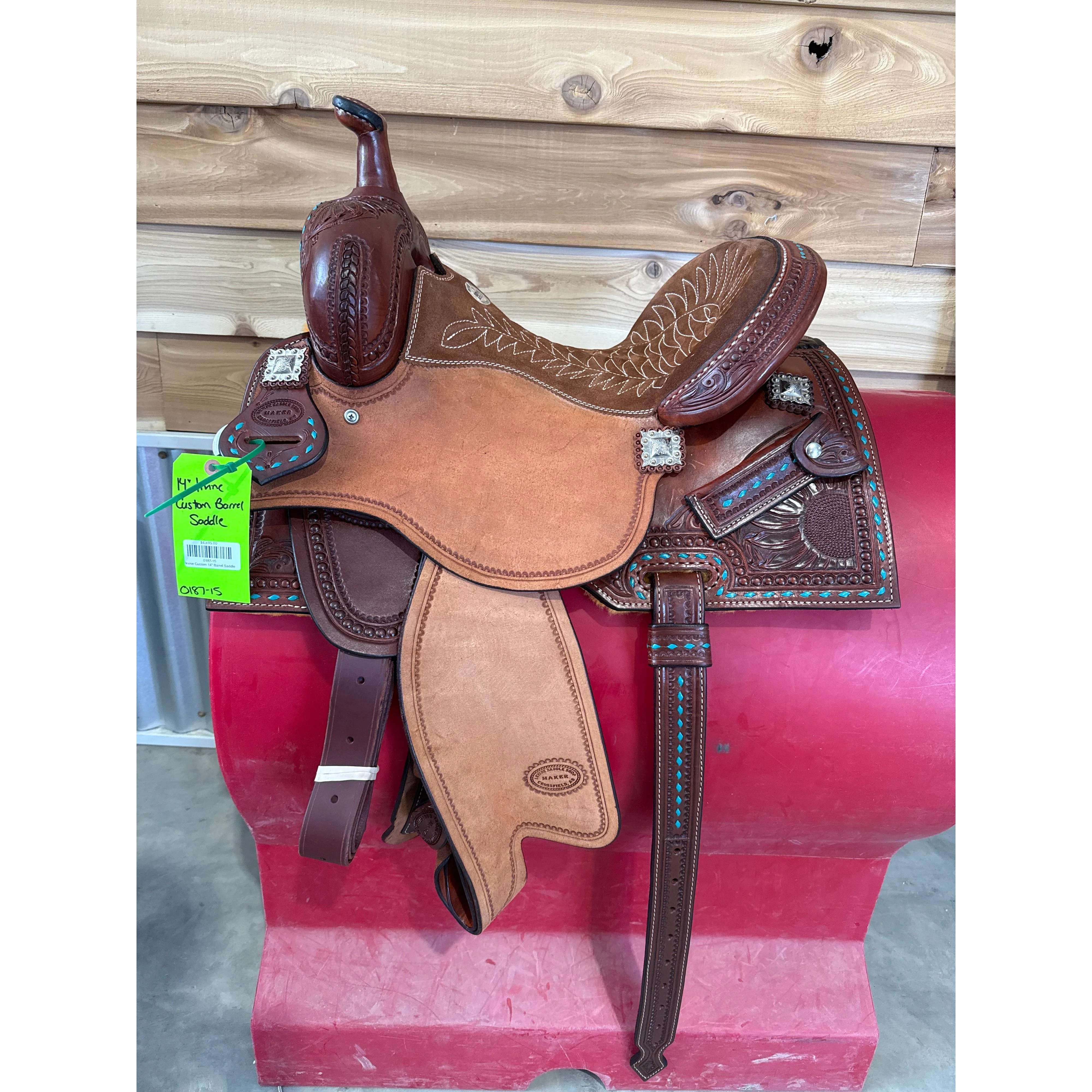 Irvine Custom 14" Barrel Saddle