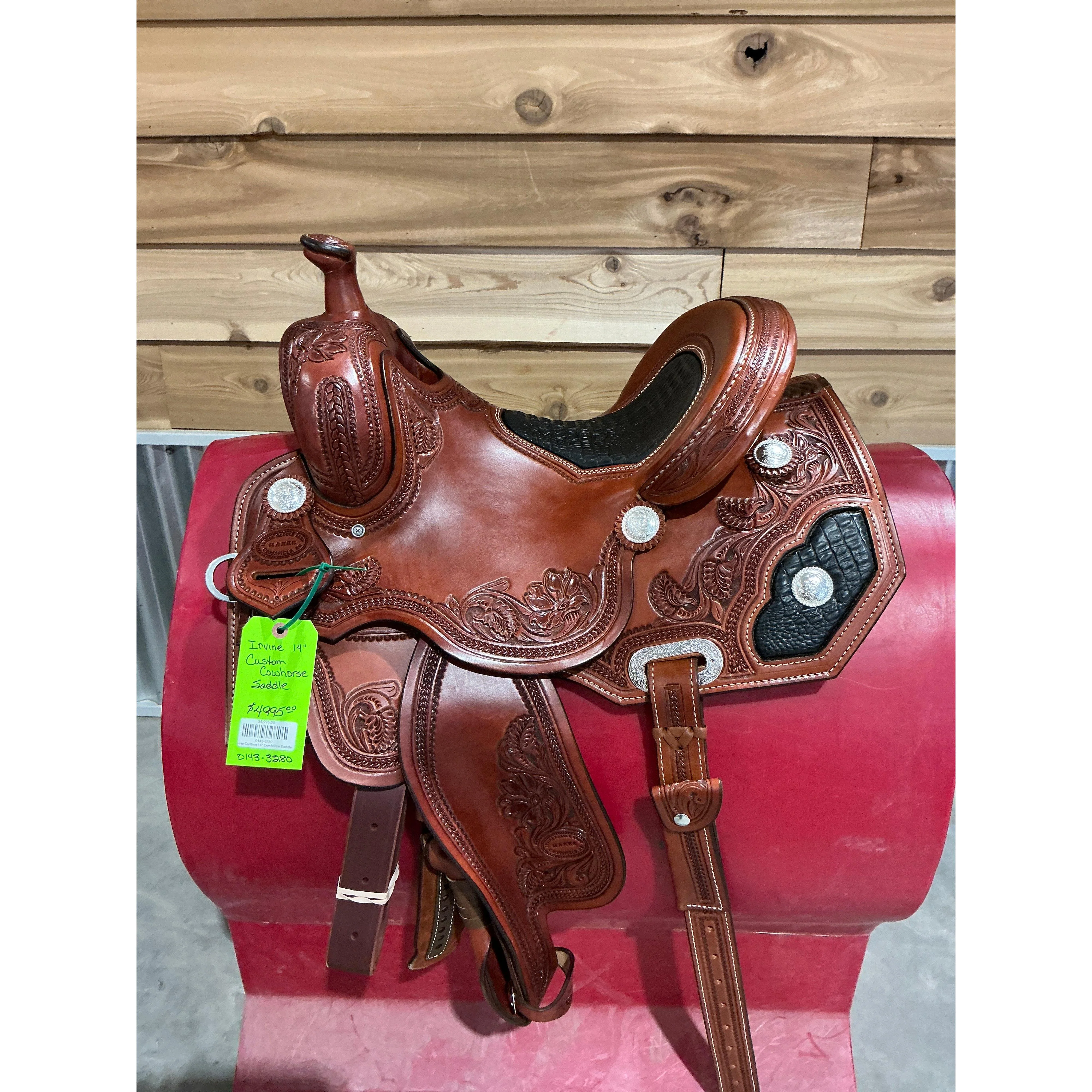 Irvine Custom 14" Cowhorse Saddle
