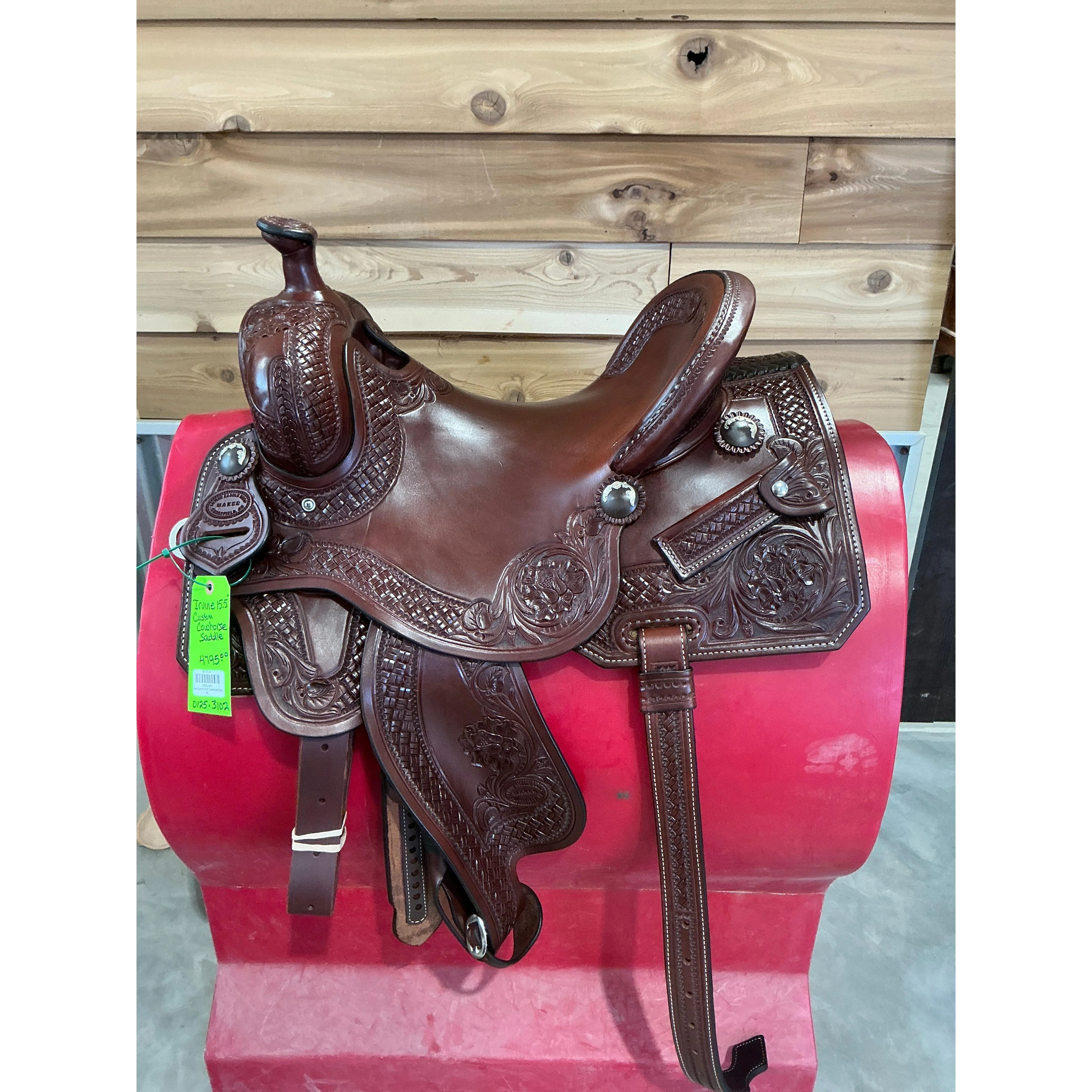 Irvine Custom 15.5" Cowhorse Saddle