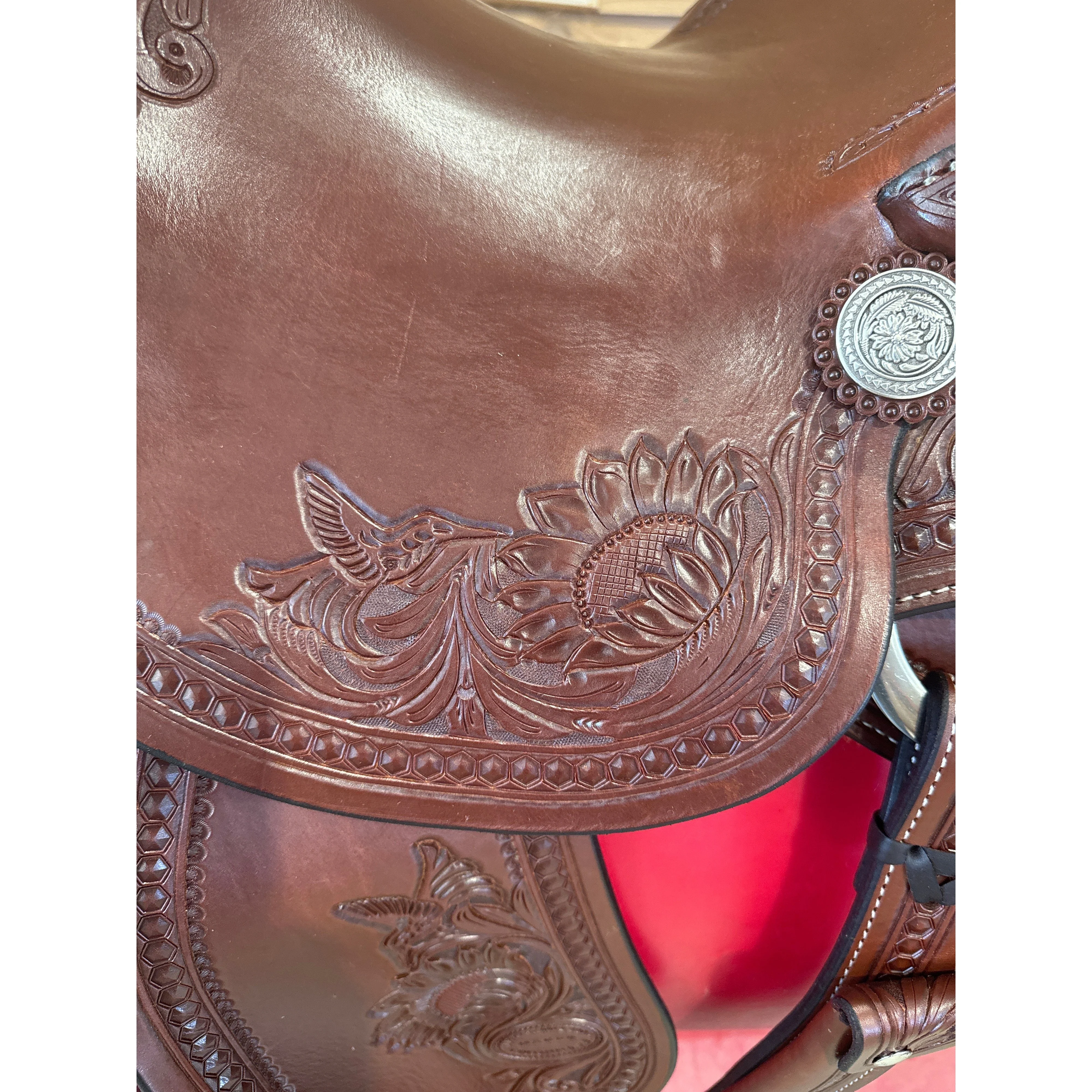Irvine Custom 15" Cowhorse Saddle - Image 2