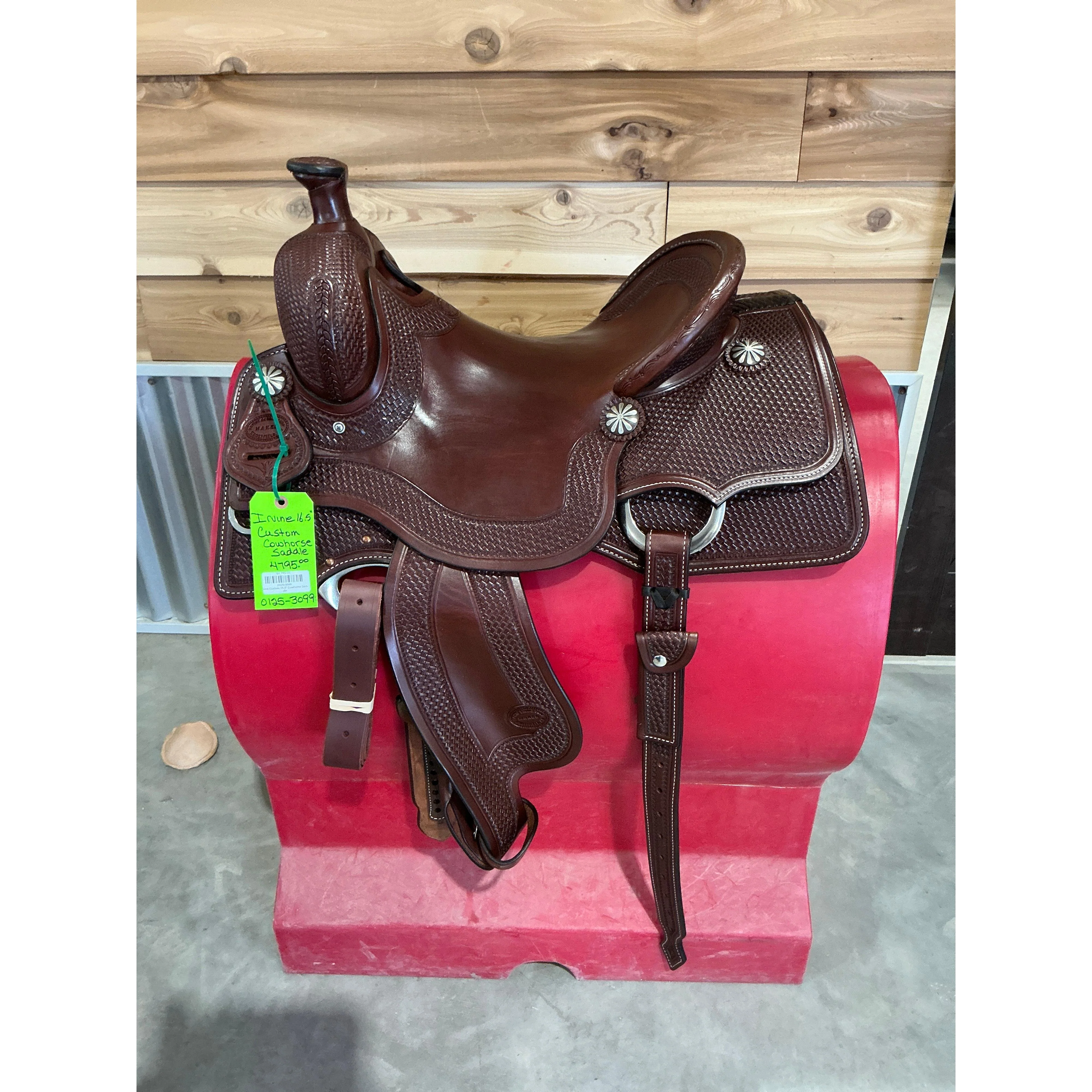 Irvine Custom 16.5" Cowhorse Saddle